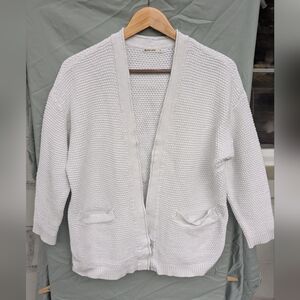 Marine Layer Size S White Cardigan Womens